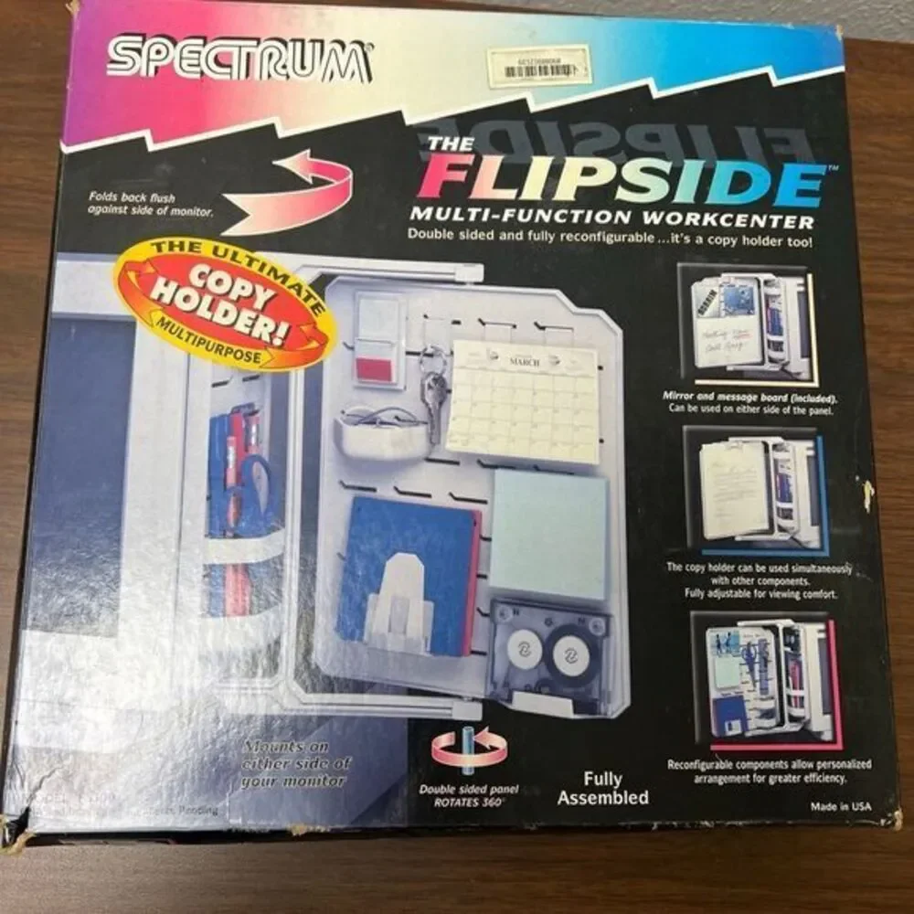 SPECTRUM The Flipside Multi-function Work center Organizer New In‎ Box 1997 USA